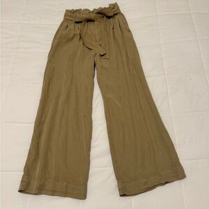 Anthropologie Paper bag High Waist Wide Leg Pants